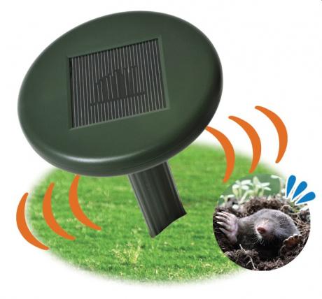 Solar Powered Mole Repeller with Plastic Tube