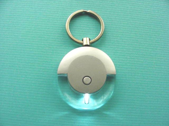 White LED Light & Flash Keychain