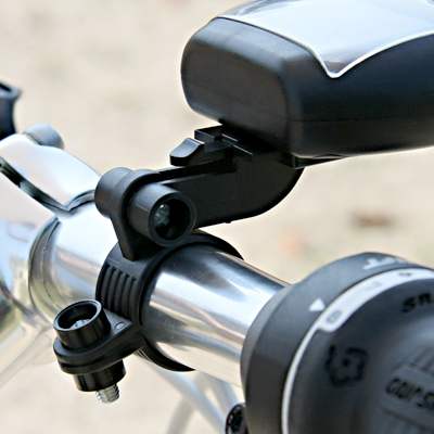 Solar Powered Bicycle LED Front Light