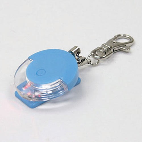 Round LED Keychain