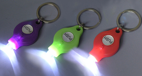 O.5W White LED Keychain