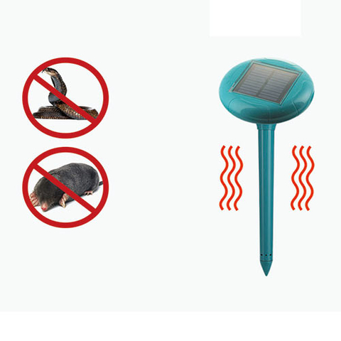 SOLAR POWERED MOLE & SNAKE REPELLER