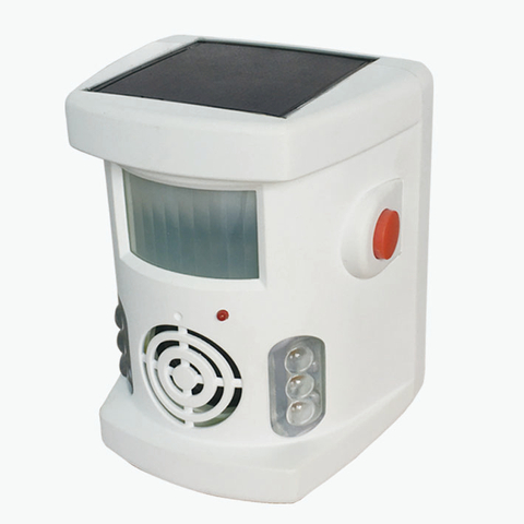 SOLAR SOUND + LED FLASH WILD BOAR/DEER/MONKEY REPELLER 